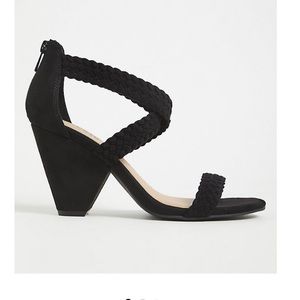 NWT Torrid Faux Suede Strap Cone Heel 8.5WW